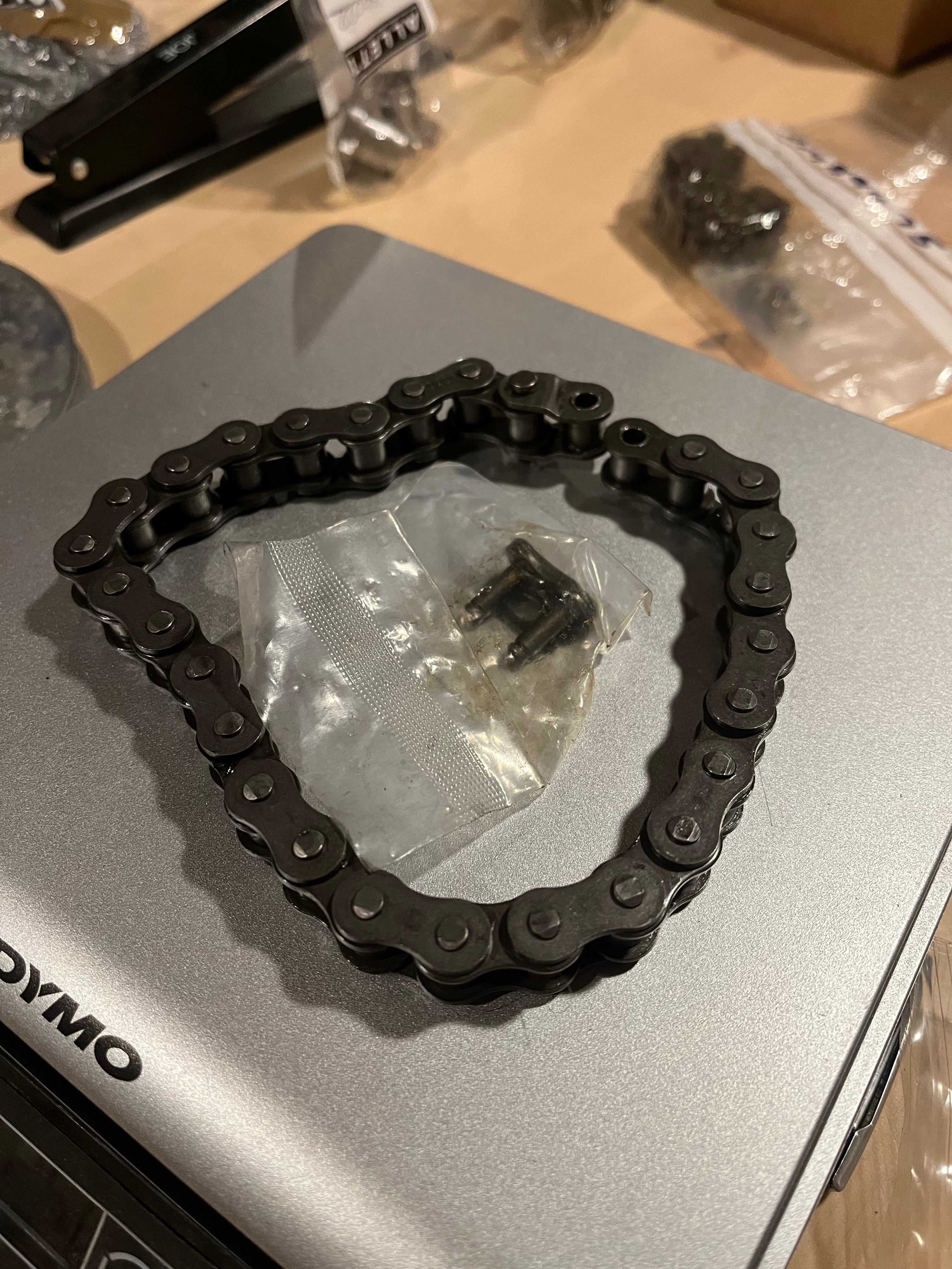 Chain 1/2" 29 pitch CIFC inc crank total