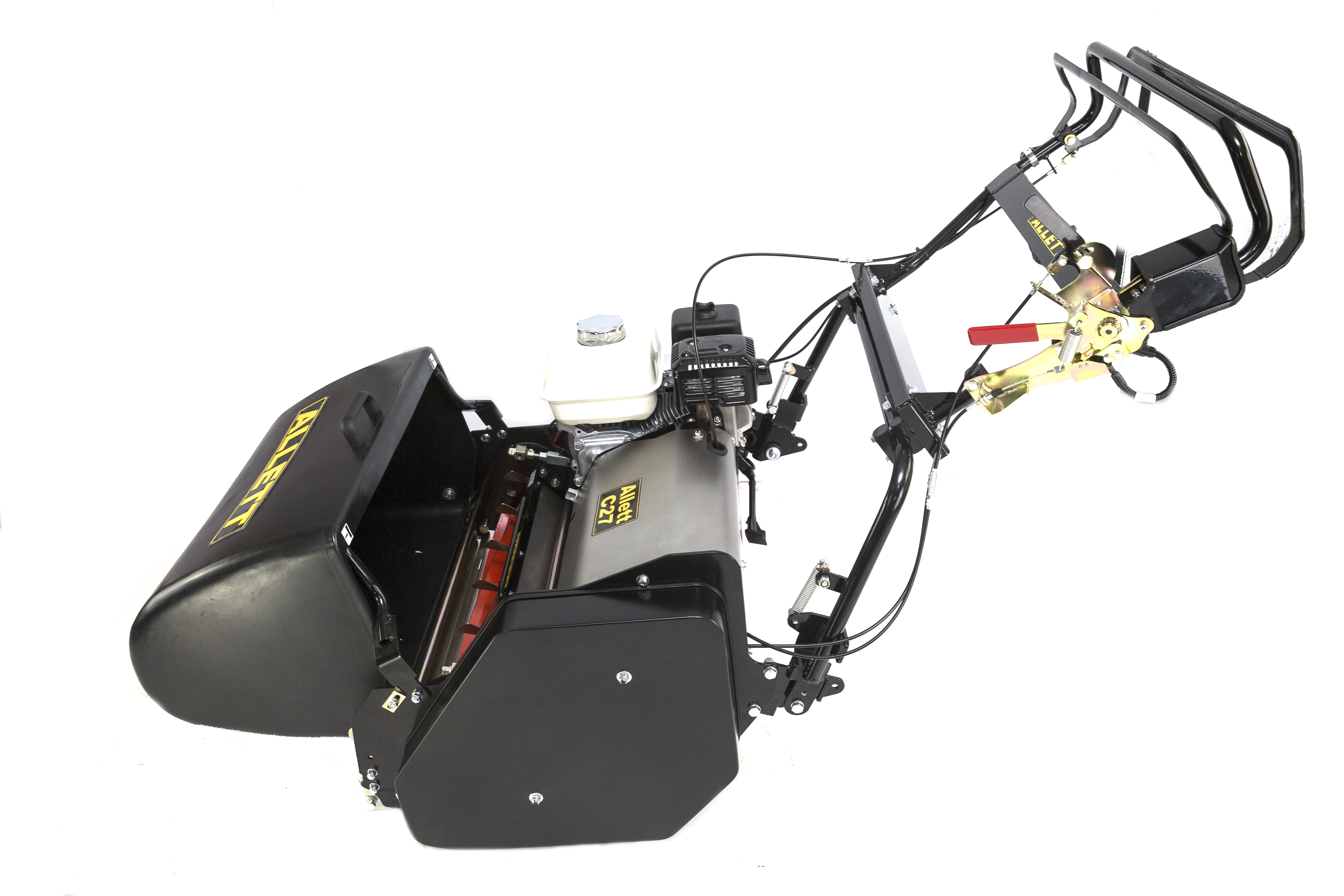 Tondeuse à cylindre Allett C27 (Moteur avec bac de ramassage)