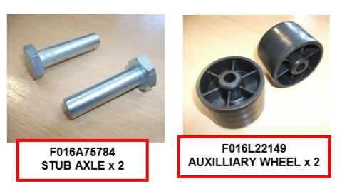 Kit de roue auxiliaire Allett QCSWK