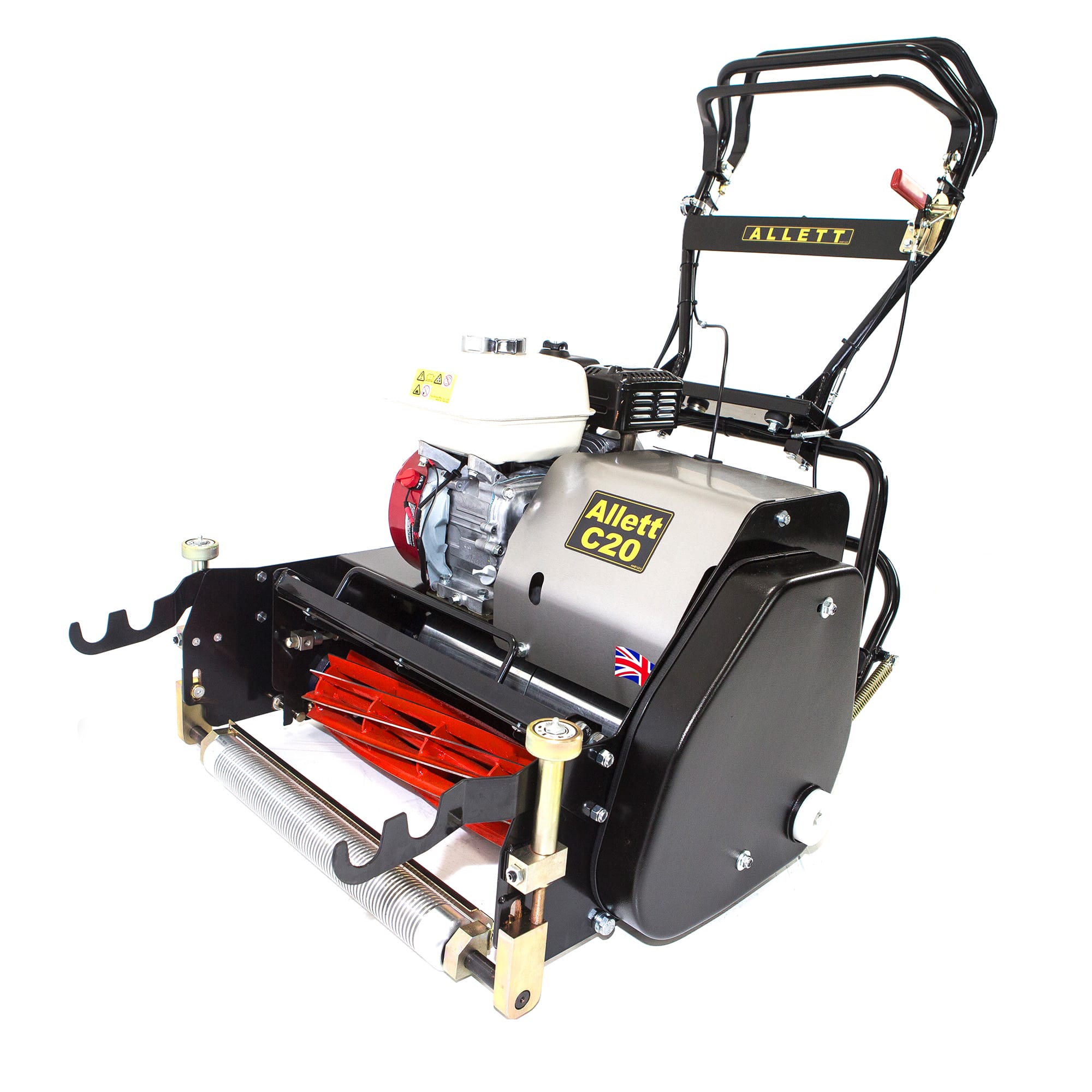 Tondeuse à cylindre Allett C20 (groupe motopropulseur avec bac de ramassage)