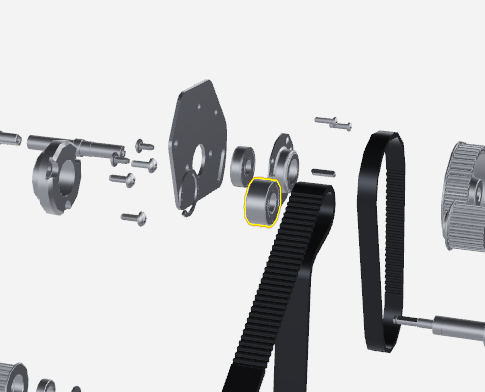 Stirling Cylinder Bearing