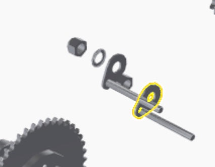 TOP BELT GUIDE FAB for 20/24 inch