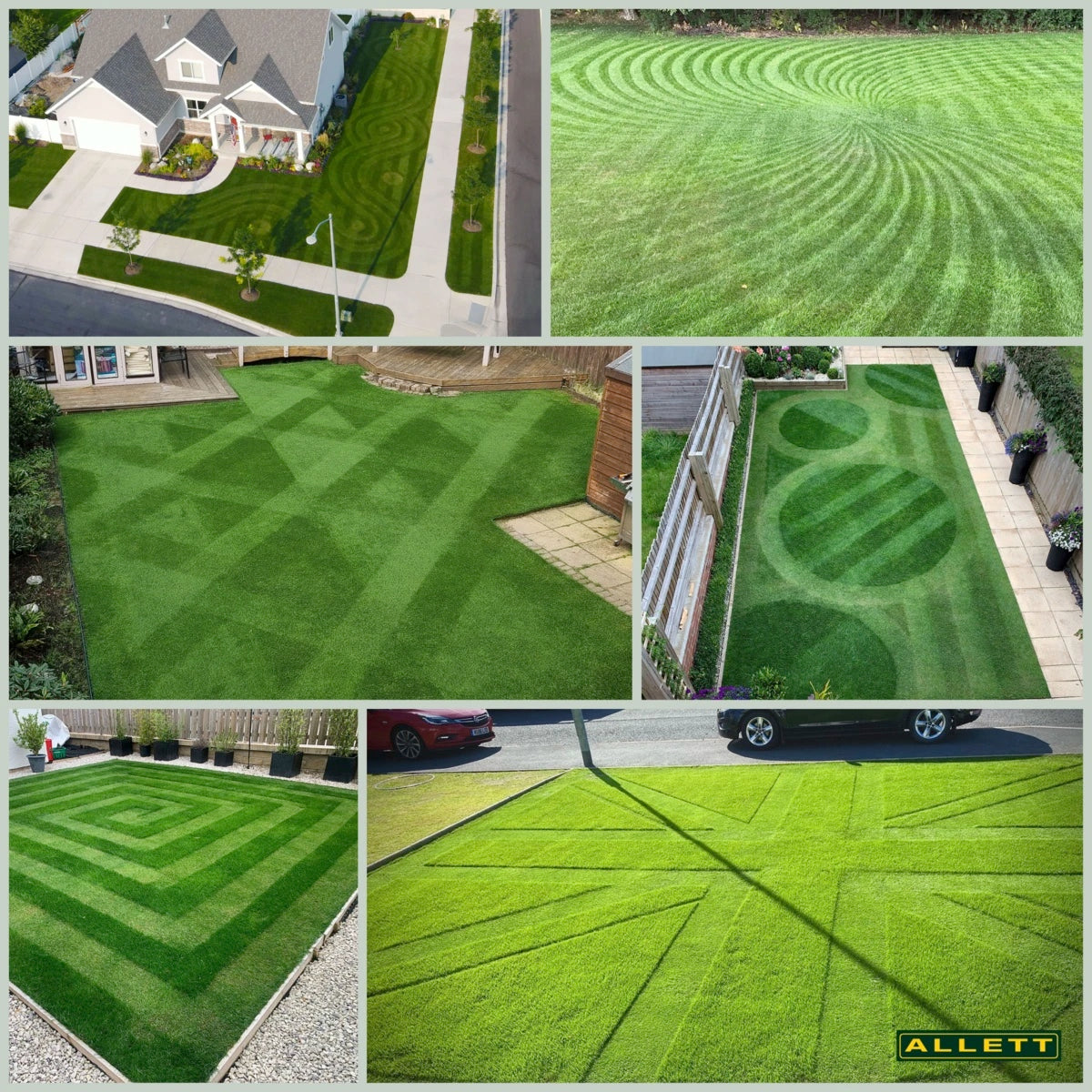 Dennis West Wins The 2021 Allett International Creative Lawn Stripes Competition