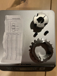 R/ROLLER DRIVEN SPROCKET 19T & T/LOCK