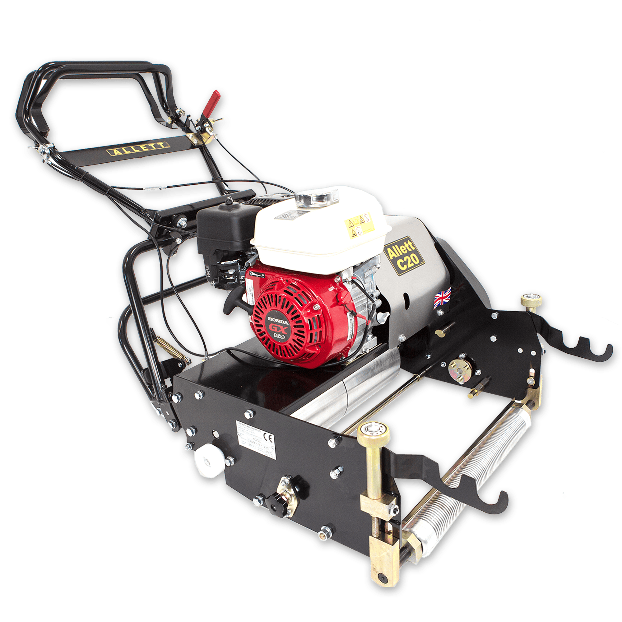 Tondeuse à cylindre Allett C20 (groupe motopropulseur avec bac de ramassage)