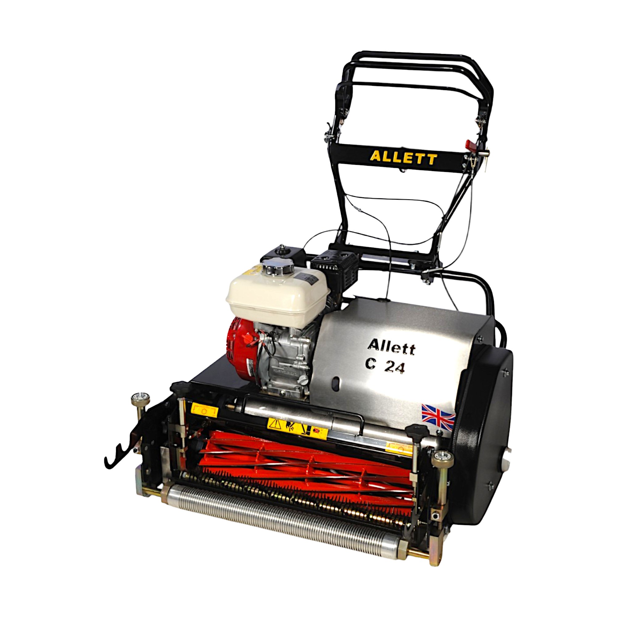 Tondeuse à cylindre Allett C24 (Moteur avec bac de ramassage)