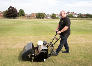 Allett C24 Cylinder Mower (Power-unit with Grassbox)