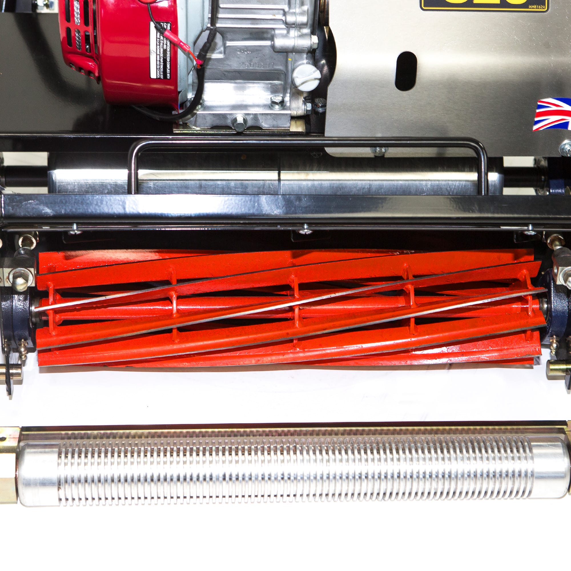 Tondeuse à cylindre Allett C20 (groupe motopropulseur avec bac de ramassage)