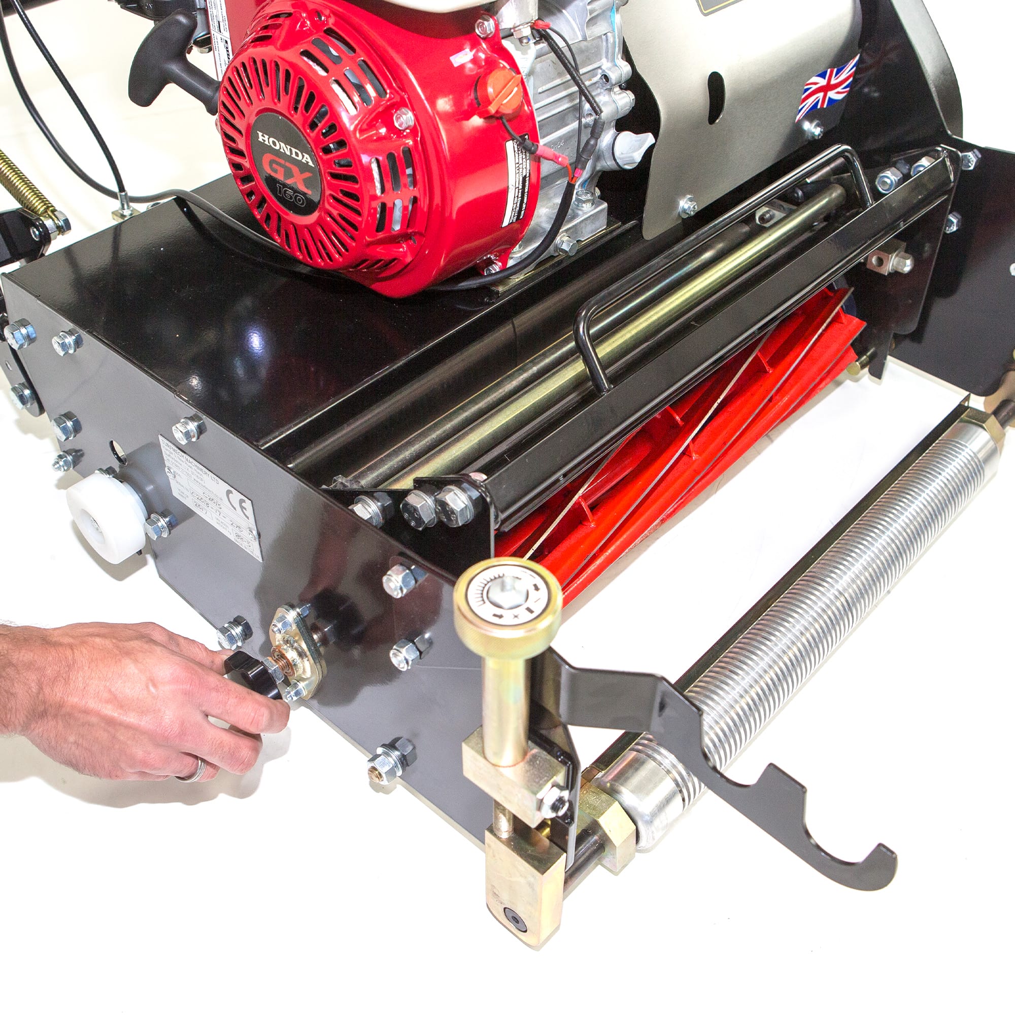 Tondeuse à cylindre Allett C20 (groupe motopropulseur avec bac de ramassage)