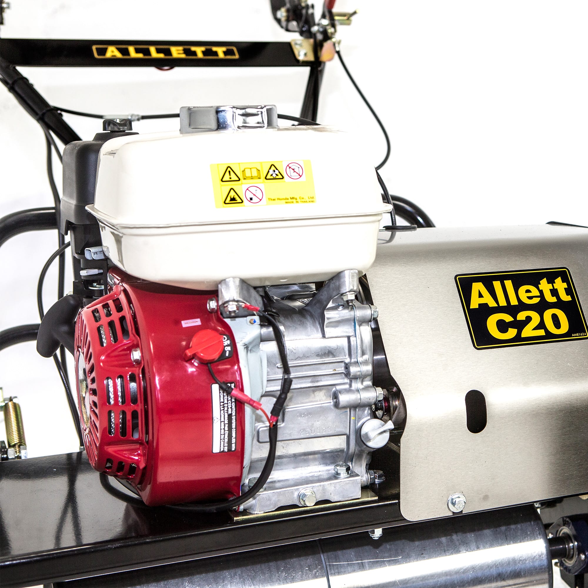 Tondeuse à cylindre Allett C20 (groupe motopropulseur avec bac de ramassage)