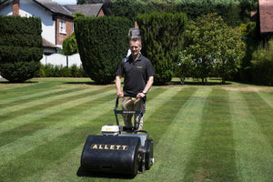 Allett C24 Cylinder Mower (Power-unit with Grassbox)