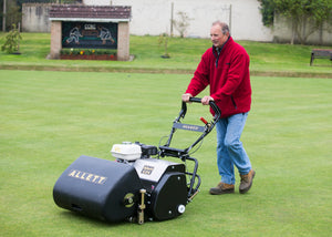 Allett C24 Cylinder Mower (Power-unit with Grassbox)