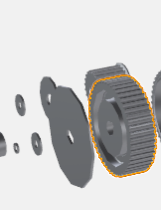 REAR ROLLER MOTOR PULLY