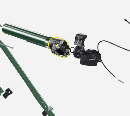 ADAPTOR - TUBE TO THROTTLE