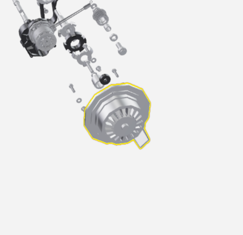 EGO DC MOTOR - CYLINDER