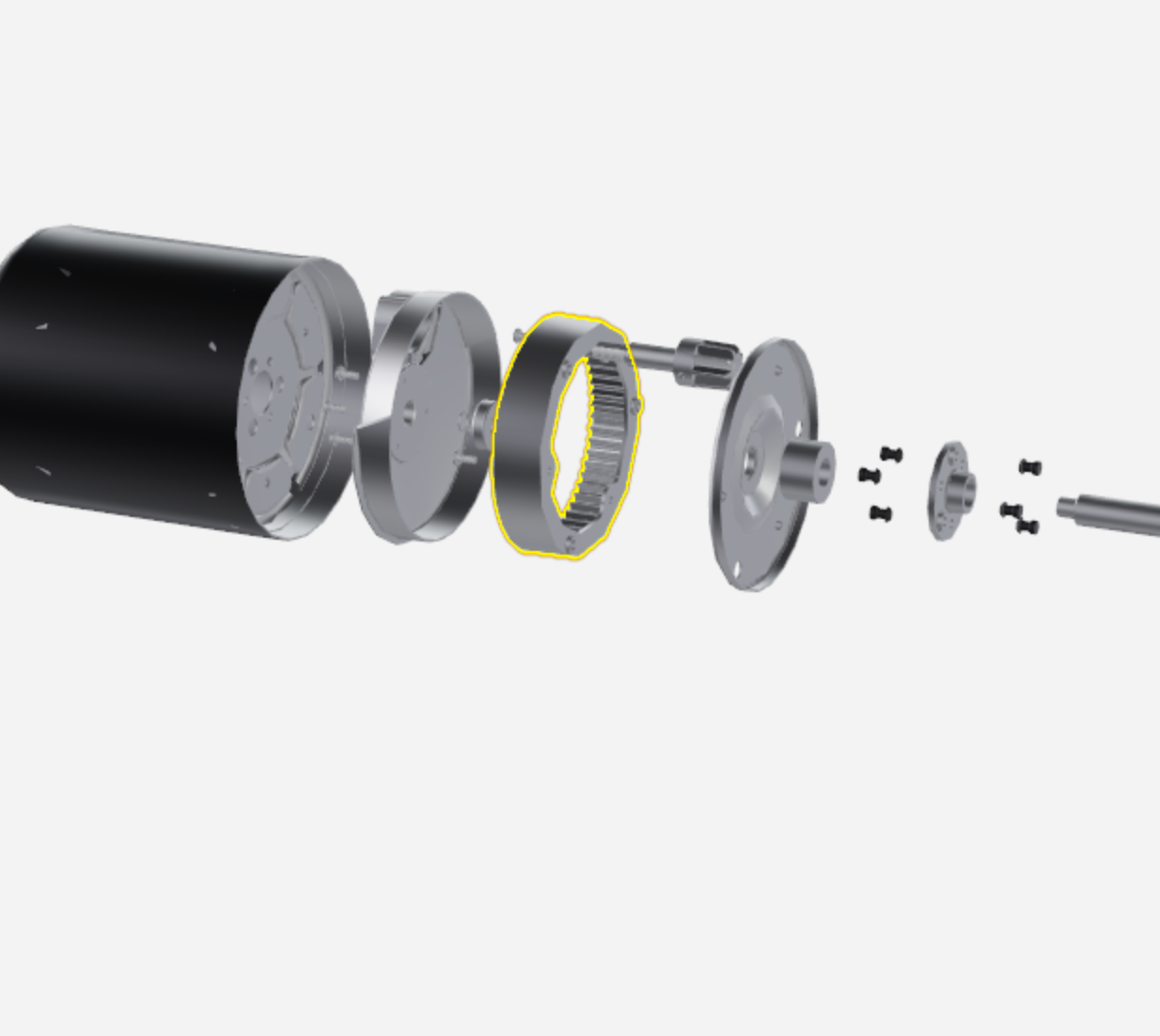 Rear Roller Ring Gear