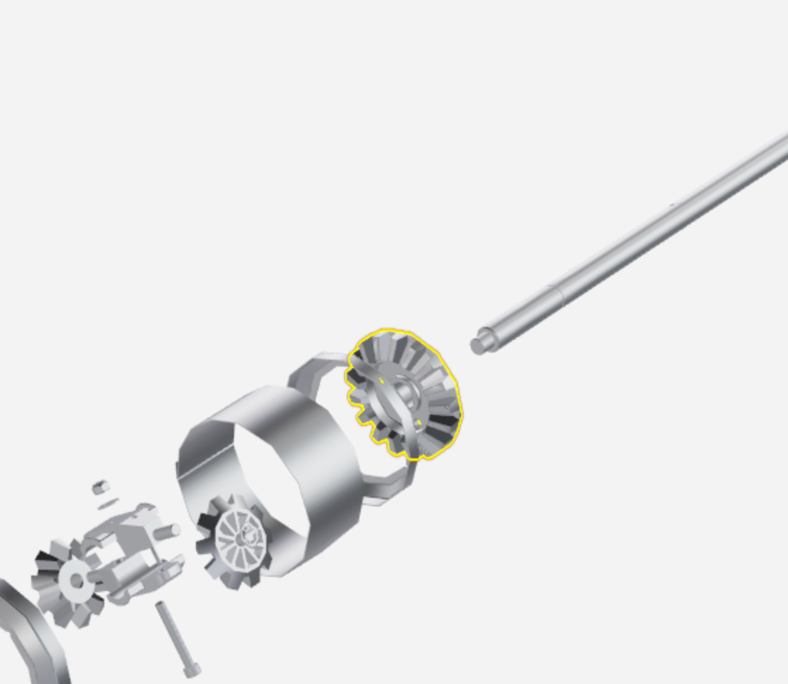 REAR ROLLER BEARING - NYLON