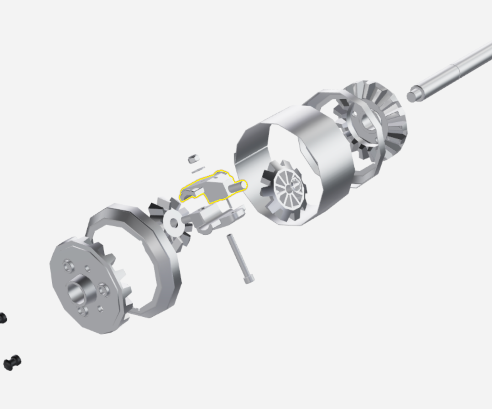 CLAMPING PIECE Rear Roller Kens- Liberty 43