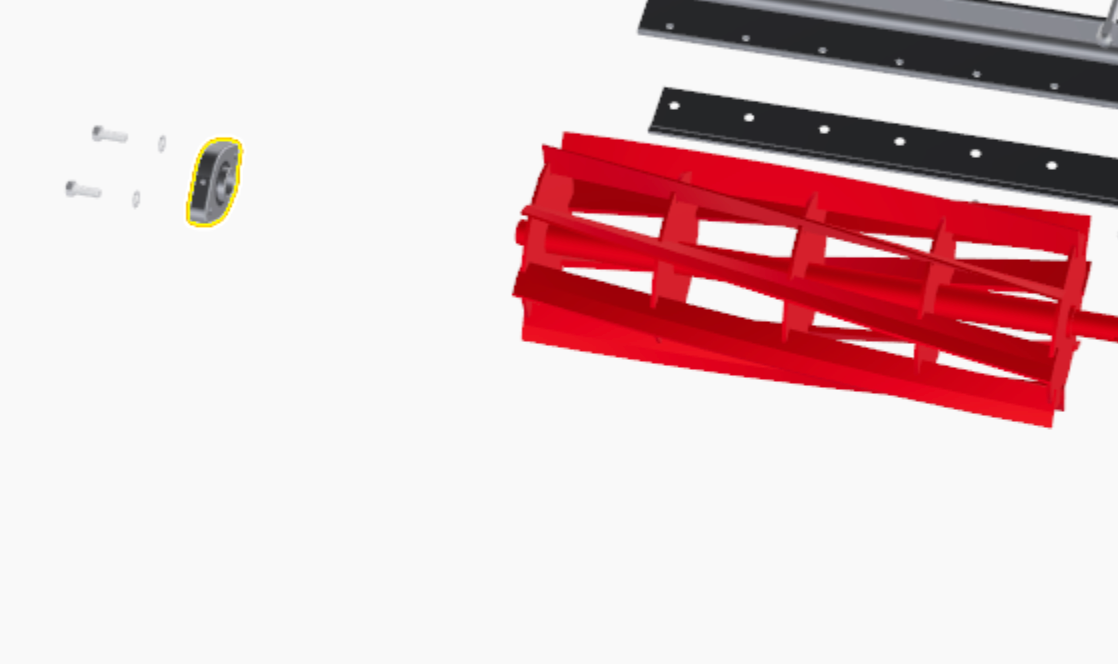 BEARING 25MM FLANGED LFTC11012 BUFF CYL