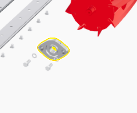 BEARING 25MM FLANGED LFTC11012 BUFF CYL