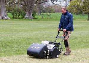 Allett C24 Cylinder Mower (Power-unit with Grassbox)