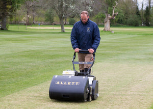 Allett C24 Cylinder Mower (Power-unit with Grassbox)