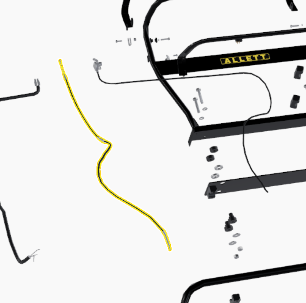 C34 ROLLER CLUTCH CABLE