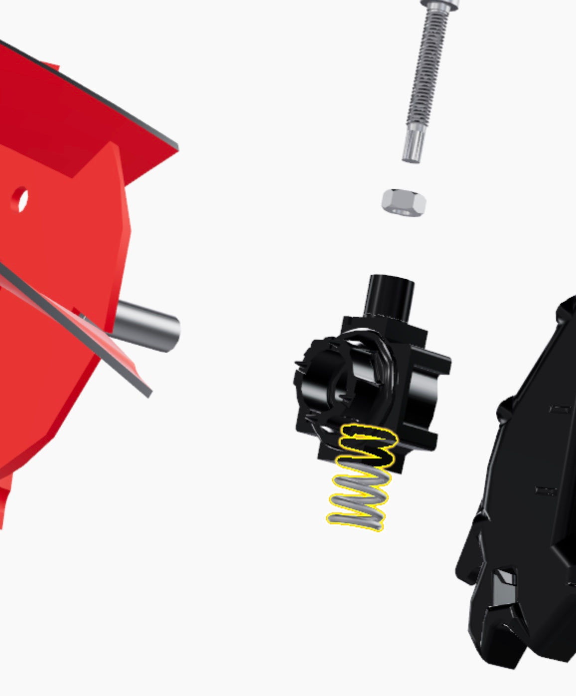 SPRING ZINC PLATE & CLEAR PASS