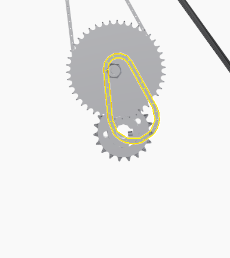 Chain 1/2" 29 pitch CIFC inc crank total