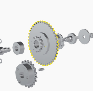 SMALL COMPOUND SPROCKET